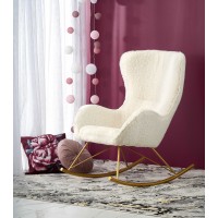 Šūpuļkrēsls ar zelta kājām LIBERTO Šūpuļkrēsls ar zelta kājām LIBERTO